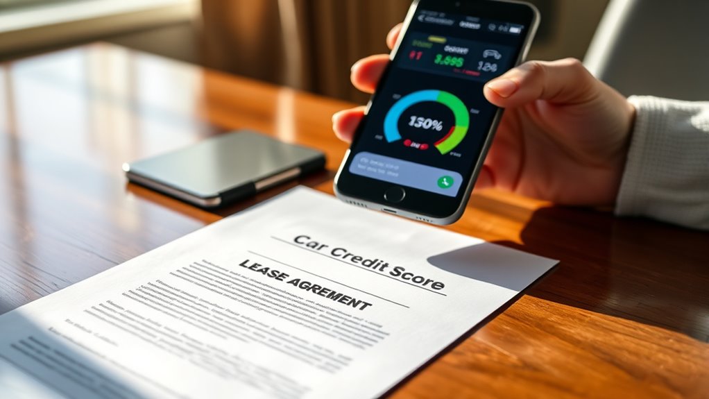 credit score affects leasing terms