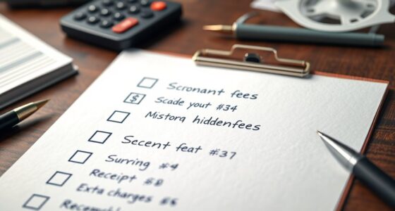 hidden fees to watch for