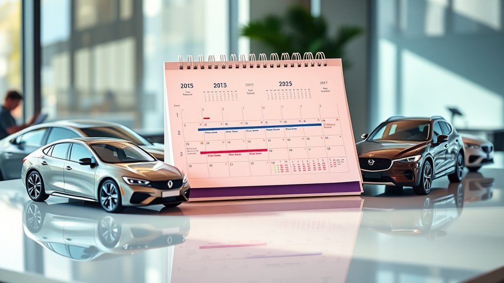 car leasing trends calendar