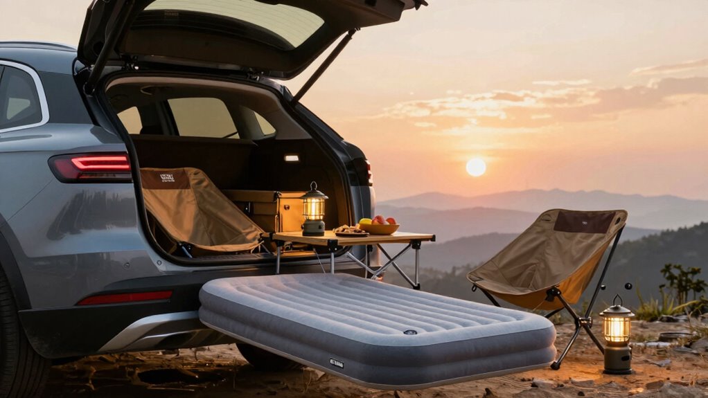 comfortable car camping accessories