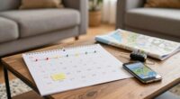 lease timing for travel