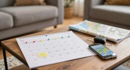 lease timing for travel