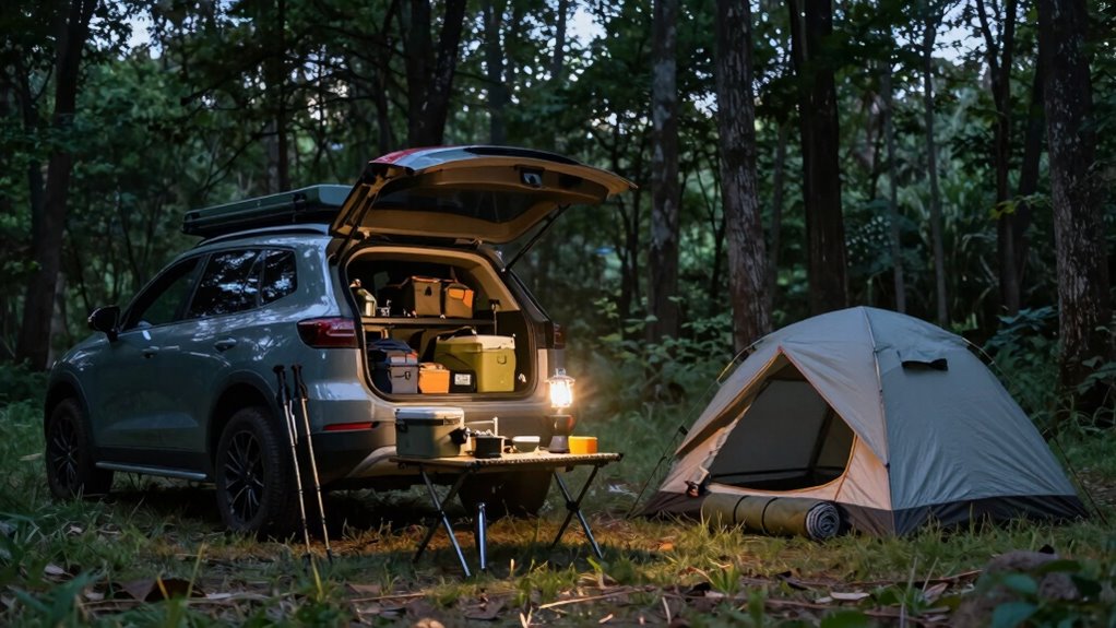 organized off road adventure vehicle