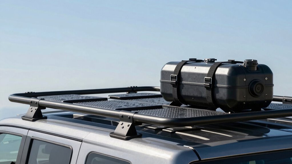 overland roof equipment setup