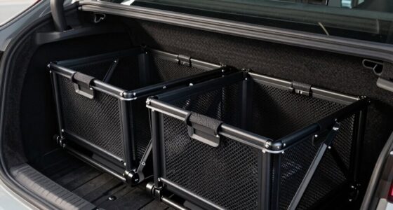 removable folding cargo baskets