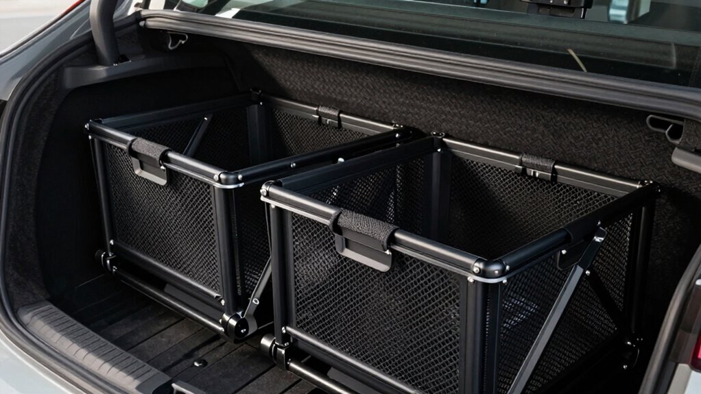 removable folding cargo baskets
