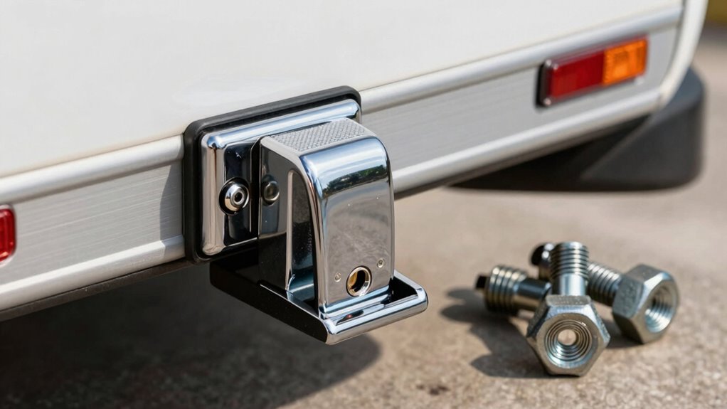 secure trailer with locks