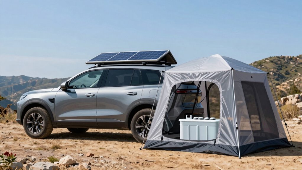 self sufficient eco friendly vehicle setup