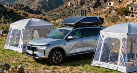vehicle camping essentials included
