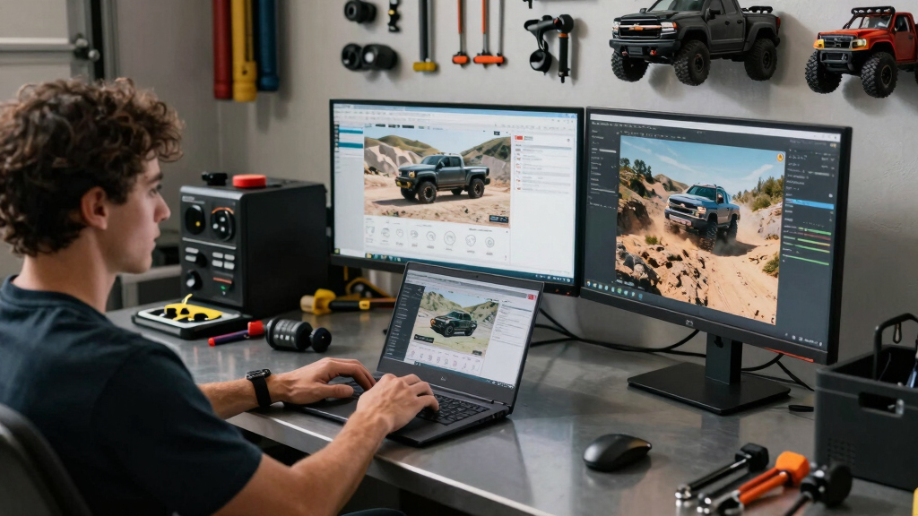 Big, Bad Chevy Silverado ZR2 Off-Roader Has 60 Inches of Screens… For Some Reason