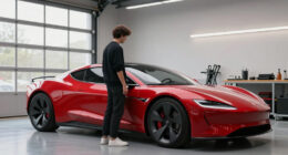 Tesla’s ‘Flying Roadster’ May Debut This Month Alongside A Street Legal Version
