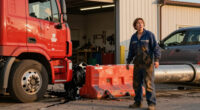 Worst Day At Work Ever: Semi-Truck Rolls Into Pipeline, Area Ruled No-Fly Zone
