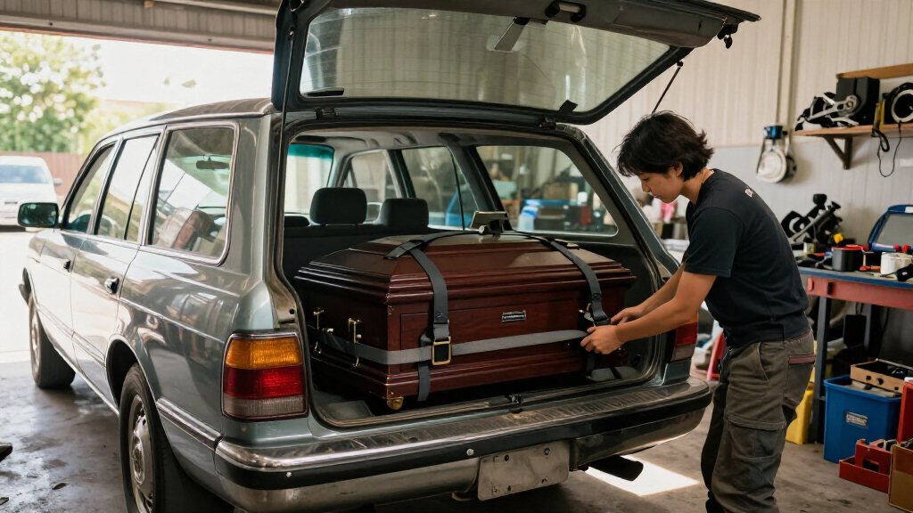 Let’s Hope This 1JZ-Powered Toyota Crown Hearse Has Tie-Downs For The Casket Because I Want The Driver To Whip It Into The Graveside