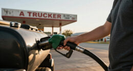Watch A Trucker Pump $1,000 In Diesel Fuel Without Filling The Tank
